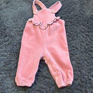 Pink Corduroy Overalls